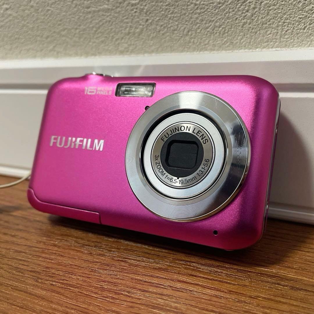 富士フィルム　コンパクトデジタルカメラ　JV250 ピンク Fujifilm