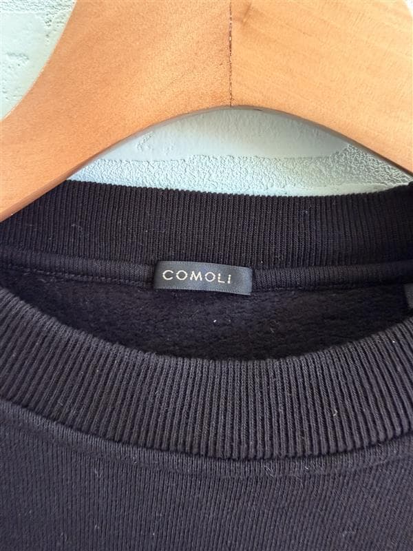 COMOLI コットン裏毛クルーネック C03-05002　コモリ