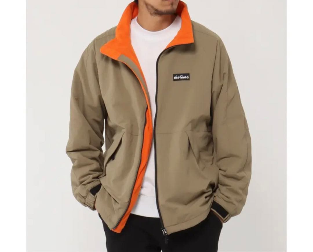 は*な様 WILDTHINGS ワイルドシングス　別注　フリースブルゾン　ナイロ