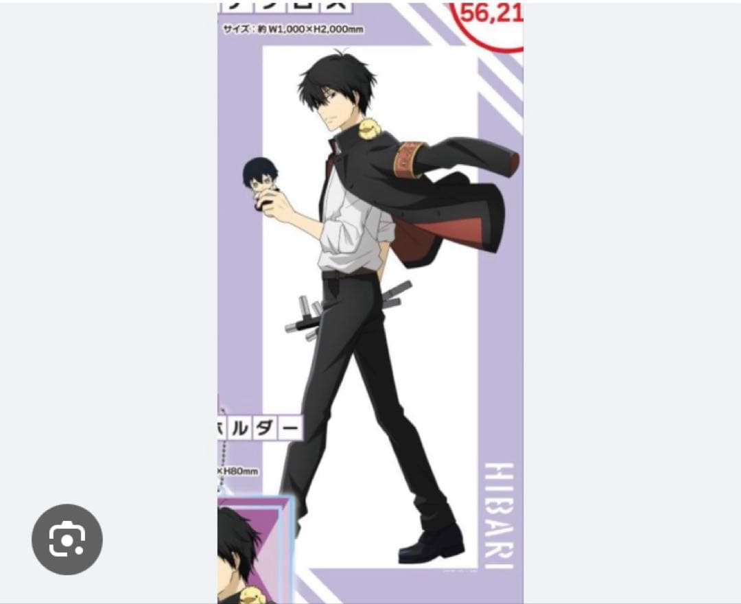 家庭教師ヒットマンREBORN ひこくじ 雲雀恭弥 ほぼ等身大マルチクロス