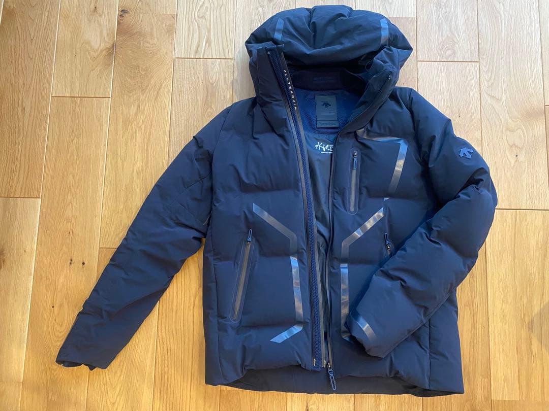 水沢ダウン　ブラック　XL