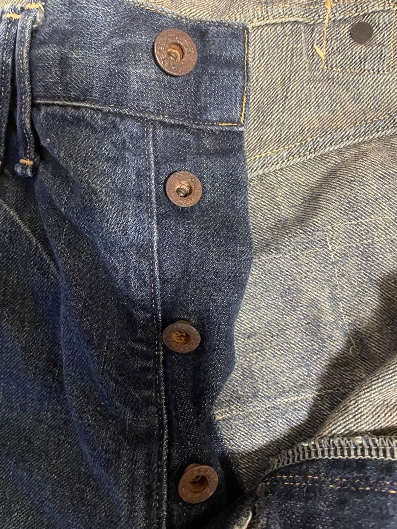 アナクロノーム　ダメージ加工デニム　ANR118 w36