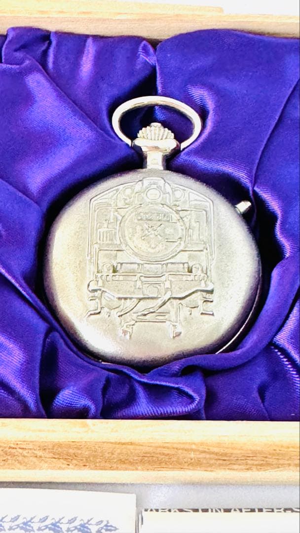 【激レア鉄道グッズ】限定品✳︎SEIKO時計ばんえつ物語号⭐︎鉄道懐中時計