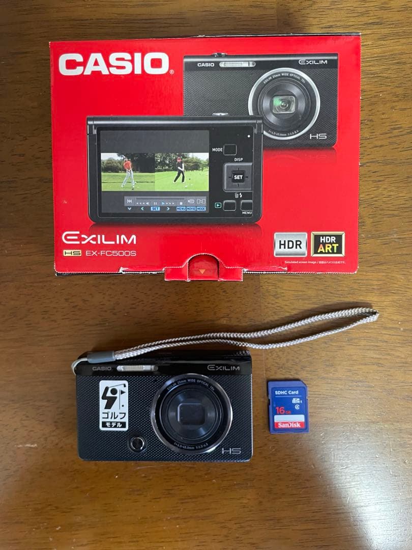 CASIO EXILIM EX-FC500S（ゴルファー向けハイスピードカメラ）