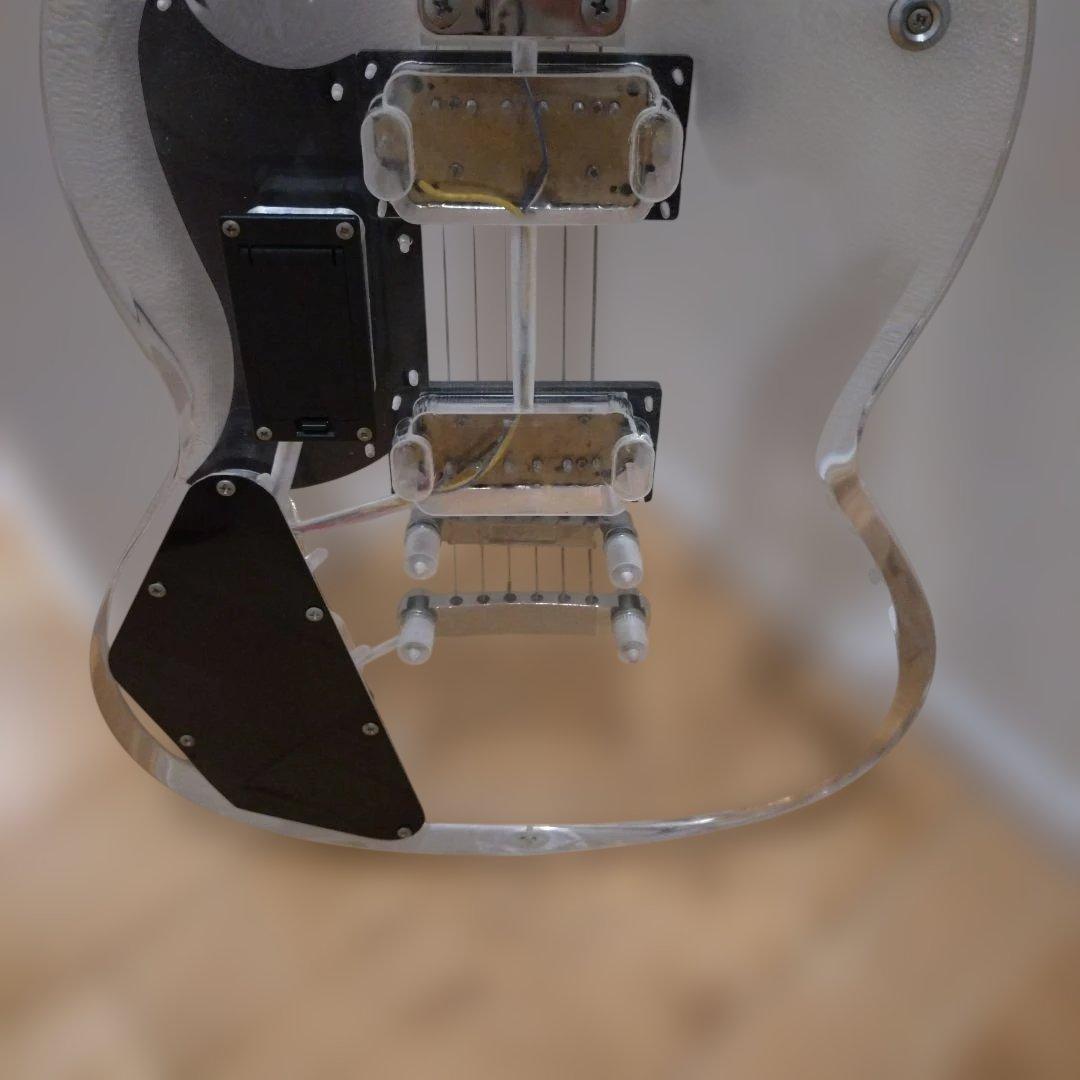 Manica Scenica　クリスタル　ギター　エレキギター　透明　アクリル