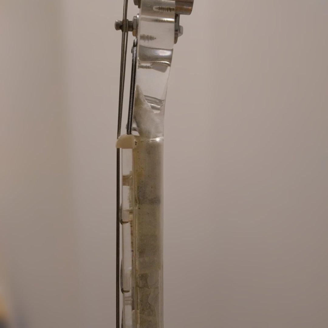 Manica Scenica　クリスタル　ギター　エレキギター　透明　アクリル