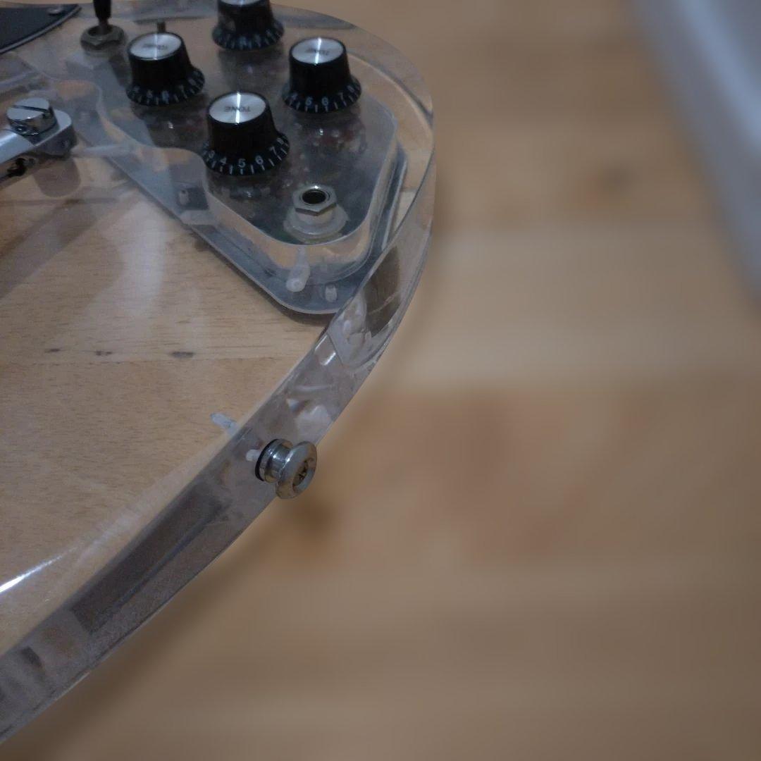 Manica Scenica　クリスタル　ギター　エレキギター　透明　アクリル