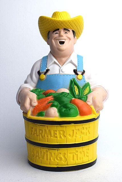 1980’s ファーマージャック ビンテージ 貯金箱 アドバタイジング ソフビ