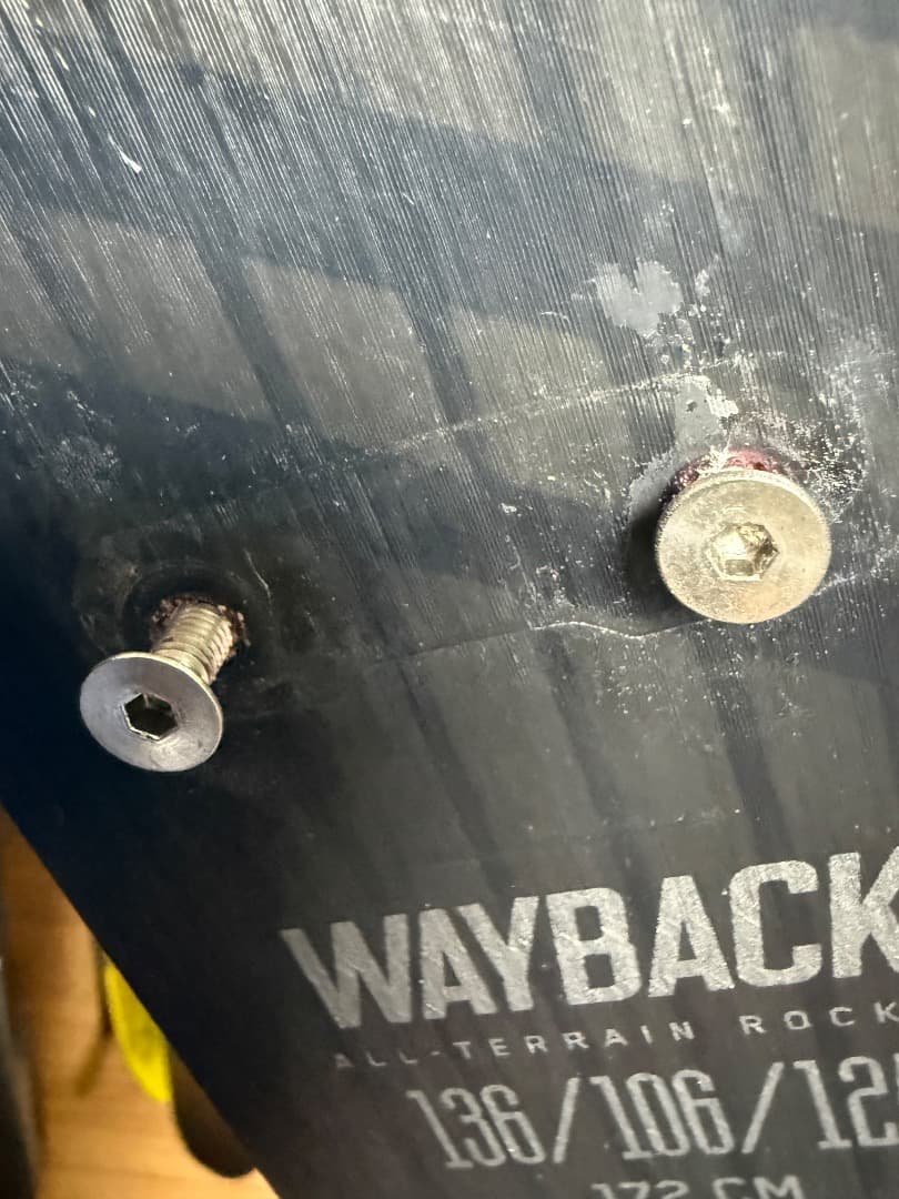 ＜訳あり＞チューン済み　K2 WAYBACK 106 スキー 172cm