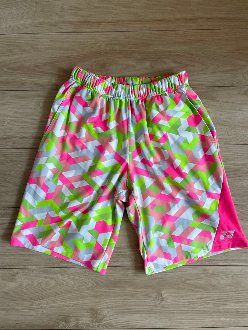 最終値下げヨネックス幾何学模様ユニパンツL