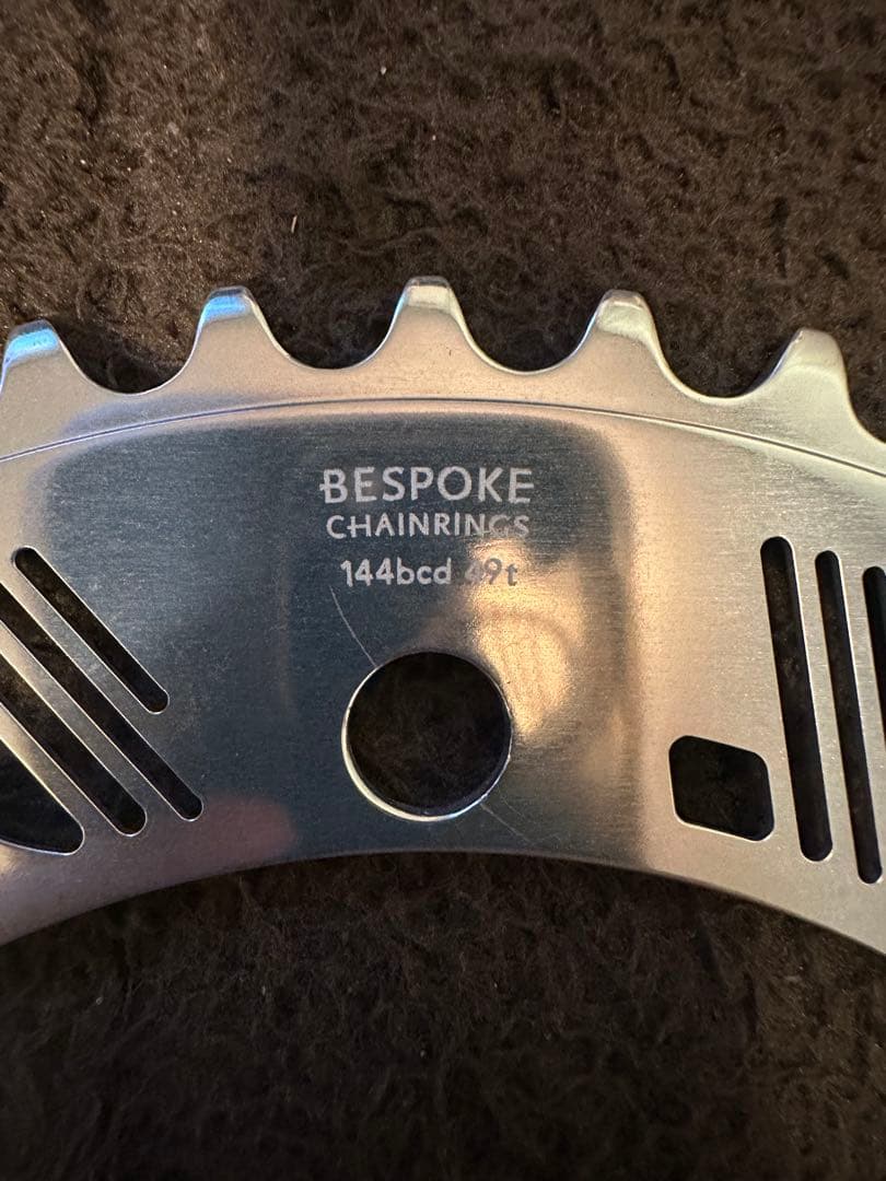 DELUXE CYCLES 144bcd 49t チェーンリング