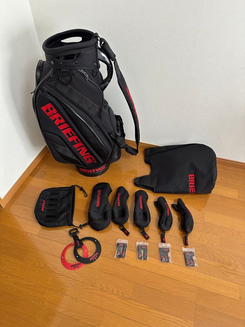 中古BRIEFING キャディバッグ CR-3#02 セット