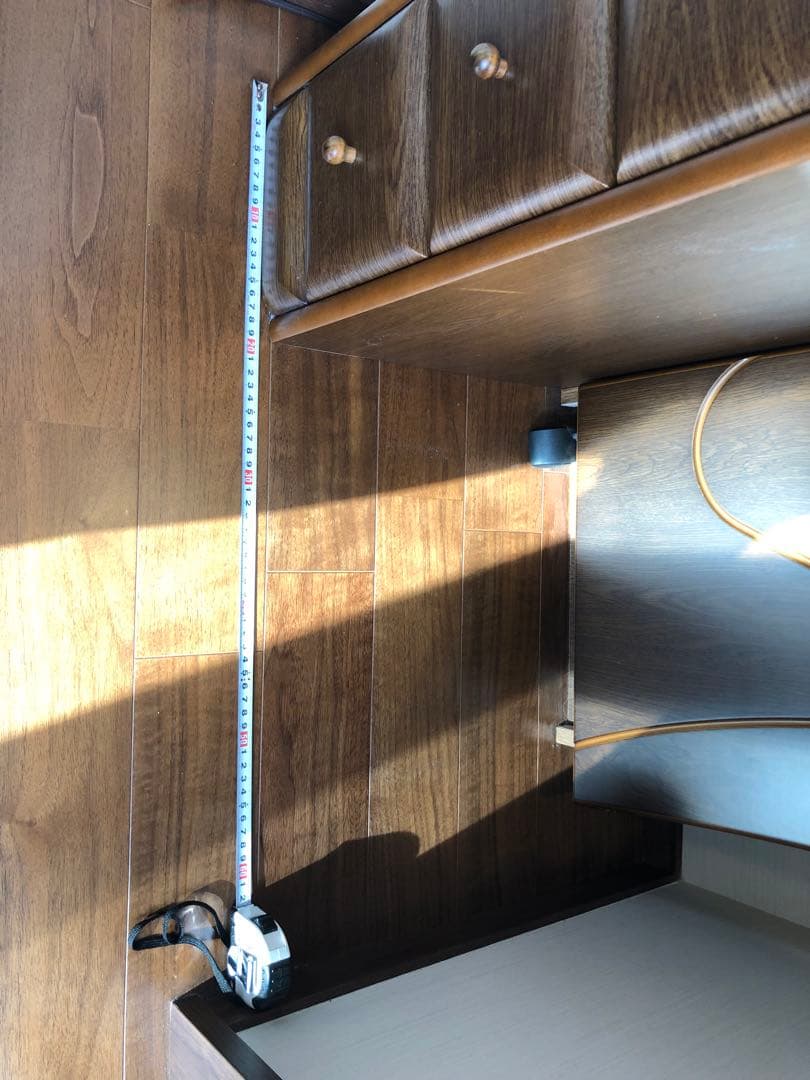 木製ドレッサー・鏡台 引き出し付き　椅子とセット販売