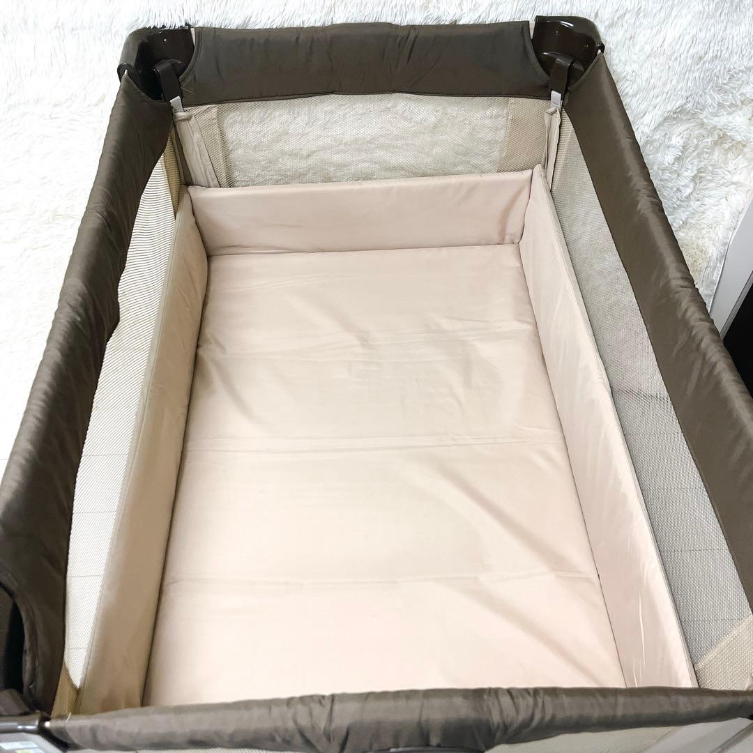 Aprica アップリカ ベビーベッド ココネル ココア 程度良好 美品