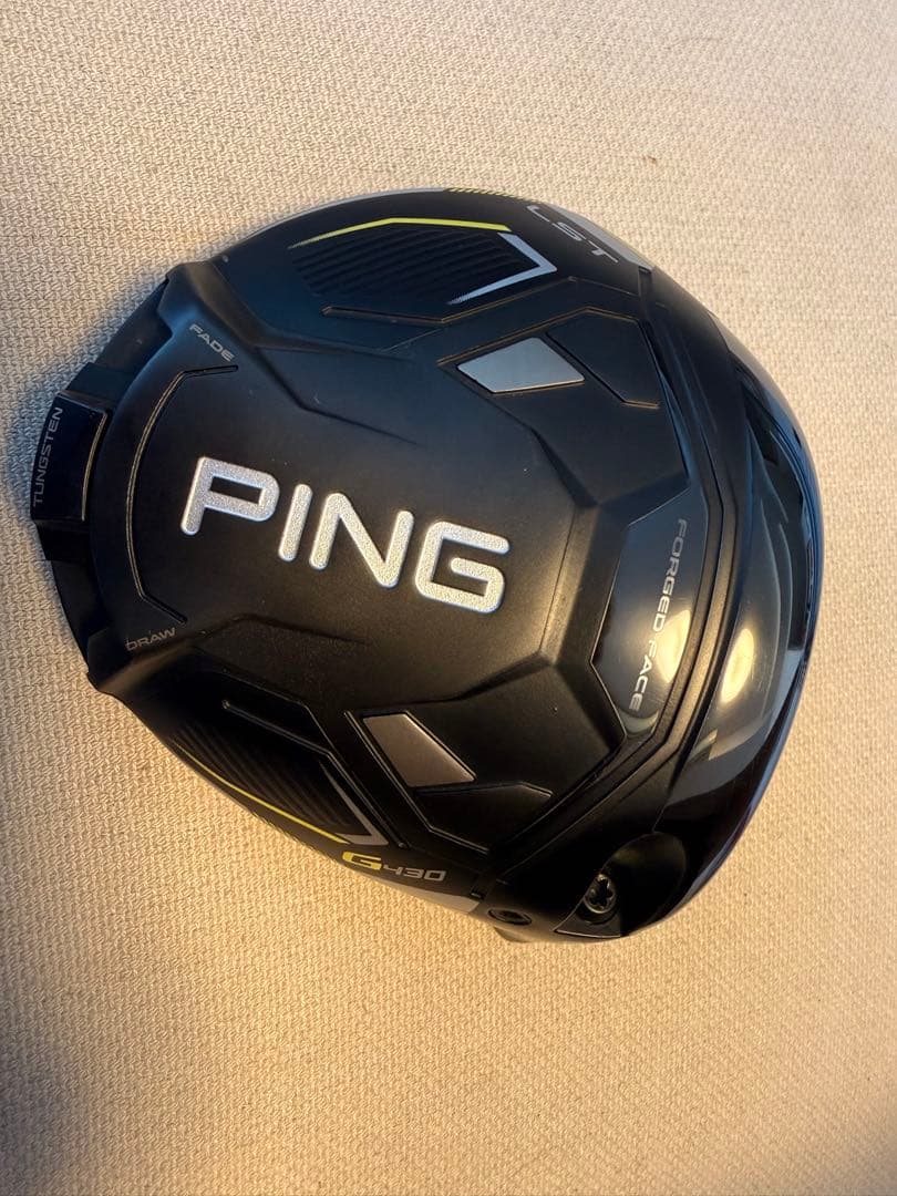 PING G430 LST ドライバー 9° ヘッドのみ、カバー、レンチ付き
