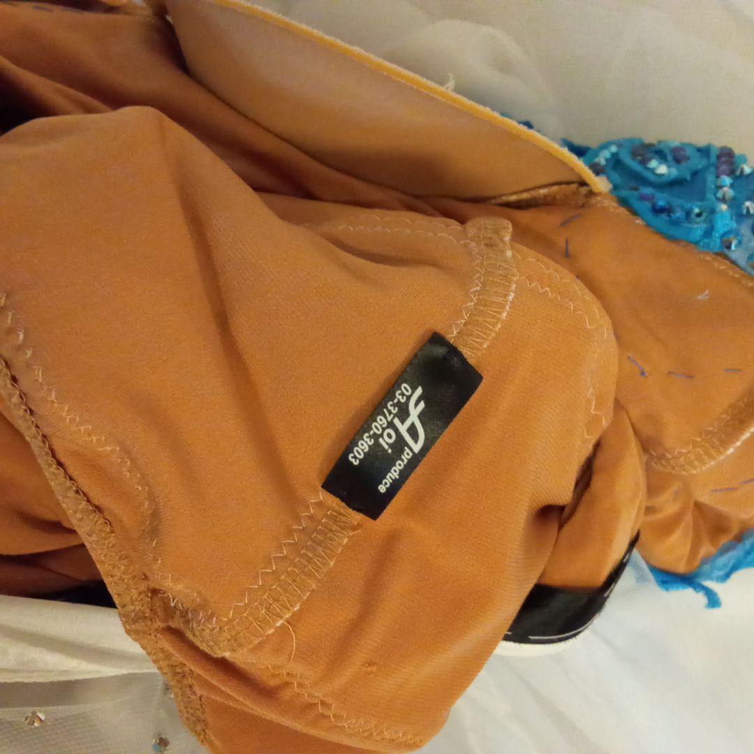 アオイプロデュース製 白 社交ダンス スタンダードドレス 中古 競技 デモ