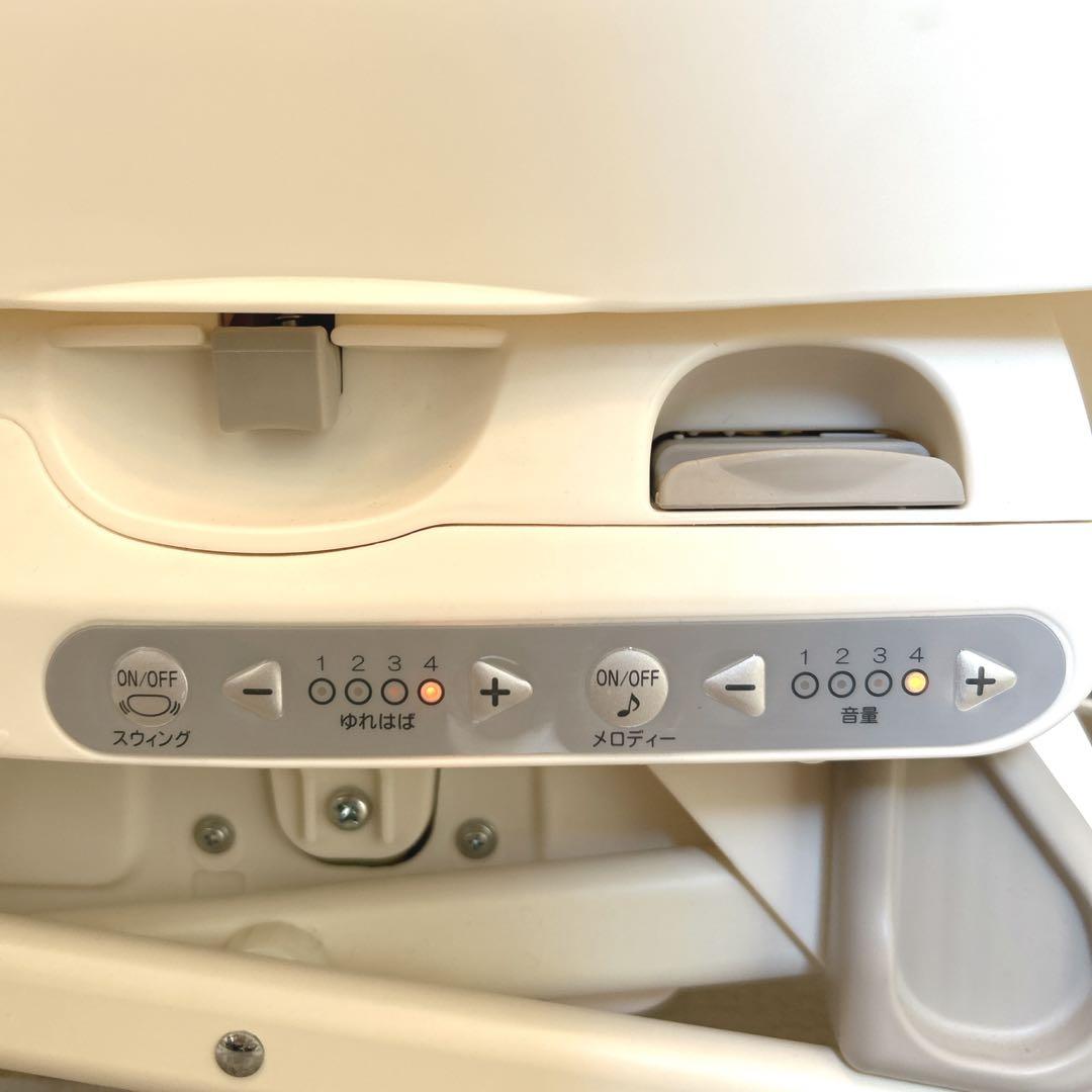 【美品】コンビ ネムリラ オートスウイング 収納BOX付 ココアブラウン