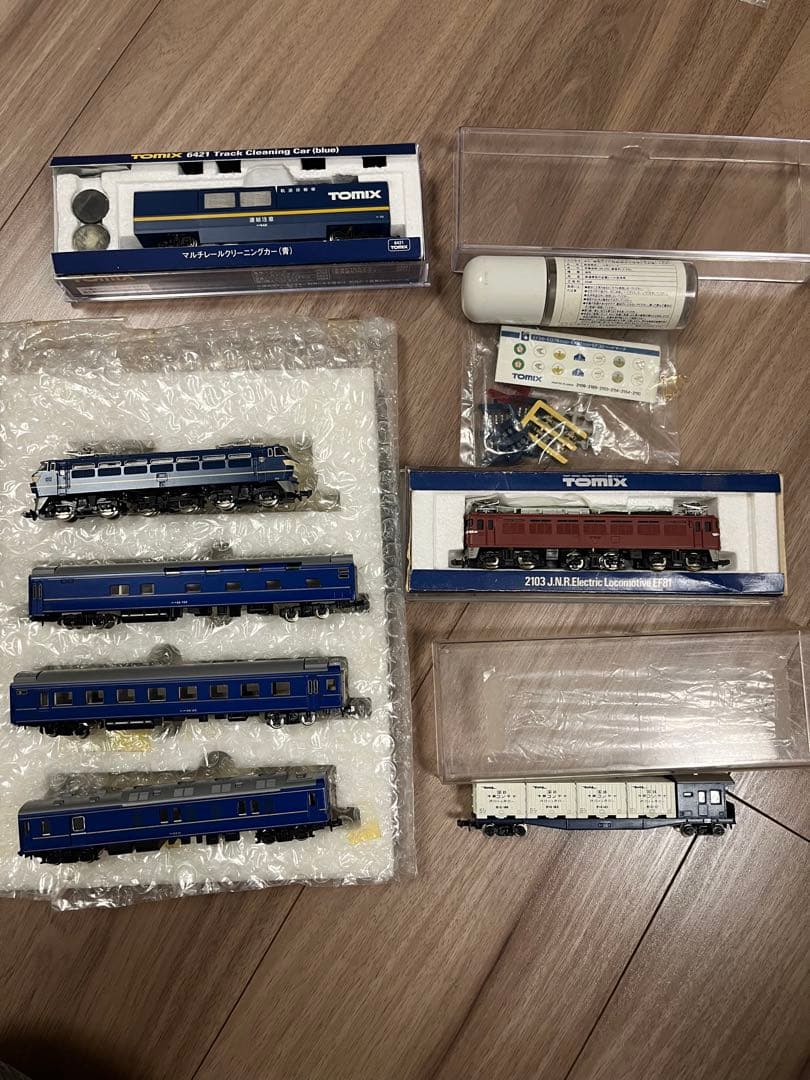 TOMIX 電気機関車、ブルートレイン、クリーニングカー他Nゲージ