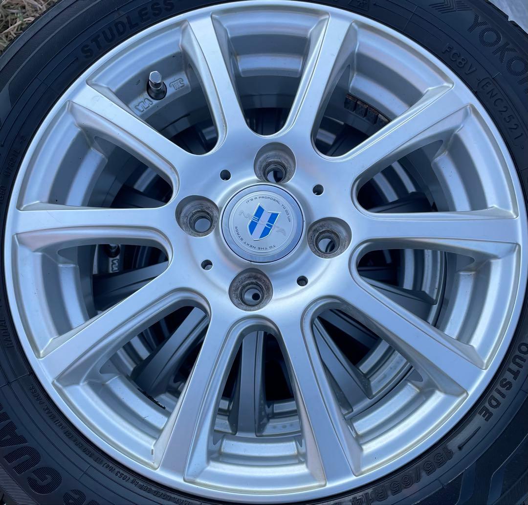 155/65R14 スタッドレスタイヤ ホイールセット