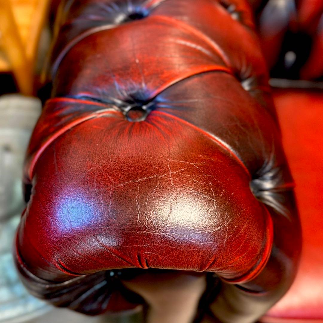 アンティーク・チェスタフィールド 1人掛けソファ