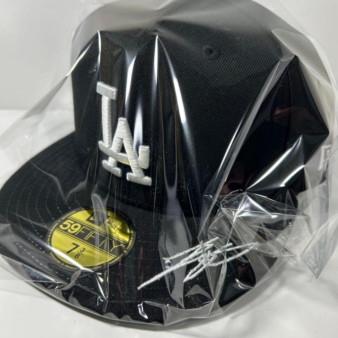 大谷翔平サイン刺繍入りNEWERA LosAngeles Dodgersキャップ