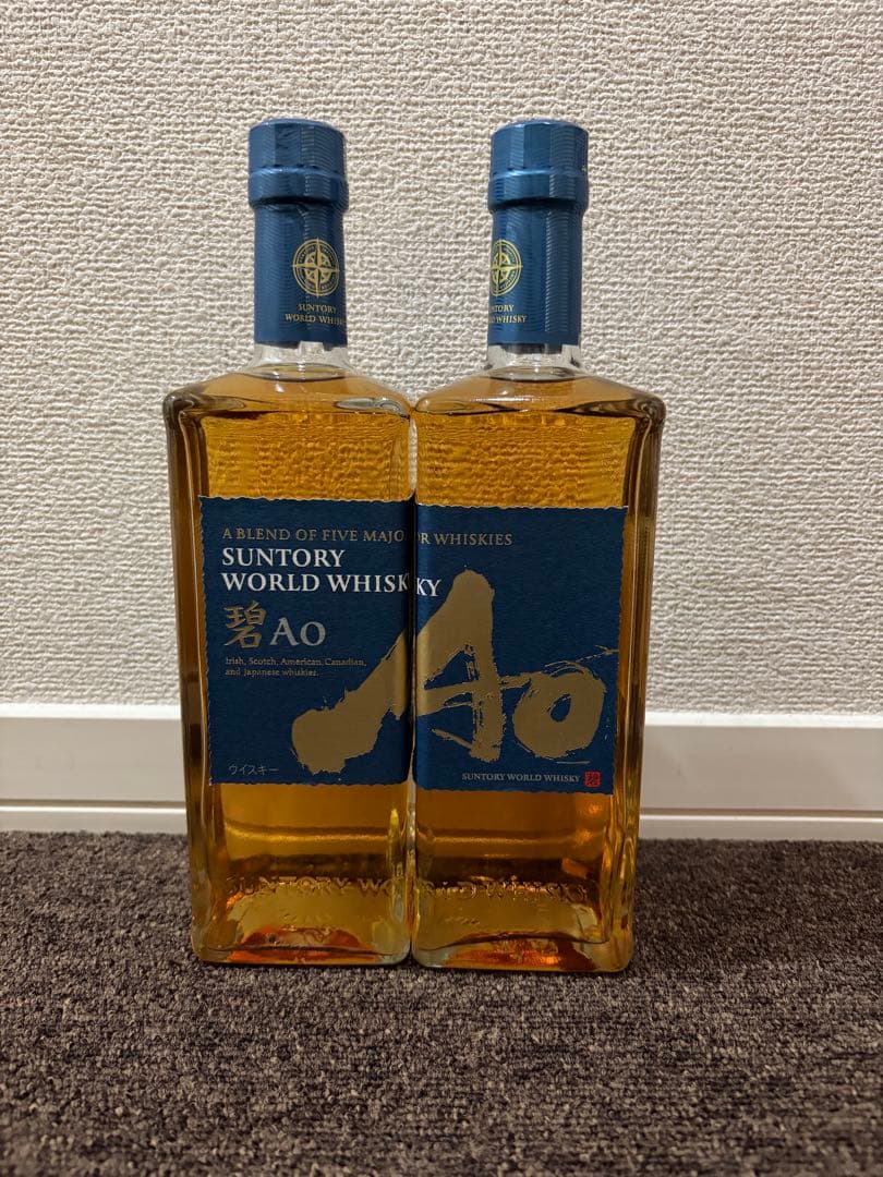 お得2本セットSUNTORY Ao ウイスキー 700ml 43%