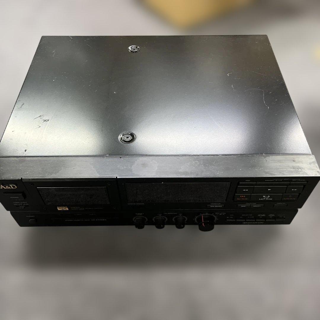 く*ま様 18 A&D GX-Z7100EX ステレオカセットデッキ ジャンク品