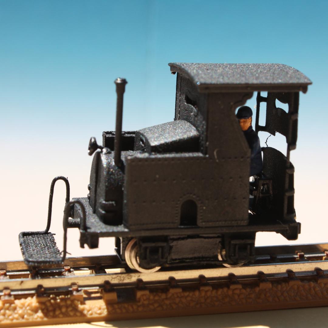 ナローゲージ HOナロー 石油発動機関車「南筑のブタ」 Nゲージの線路 HOn