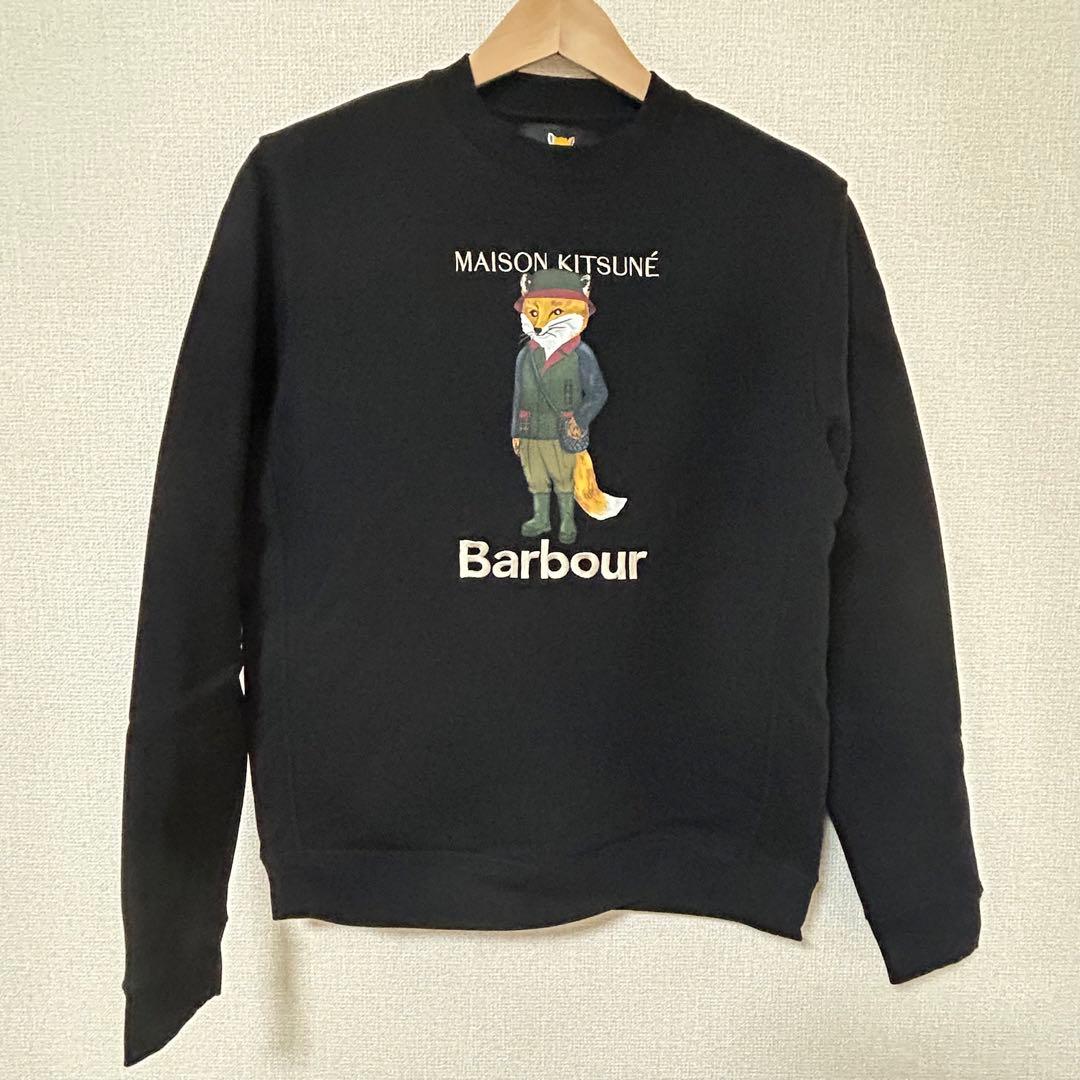 メゾンキツネ×バブアー コラボ スウェット パーカー ✨オンライン完売商品✨