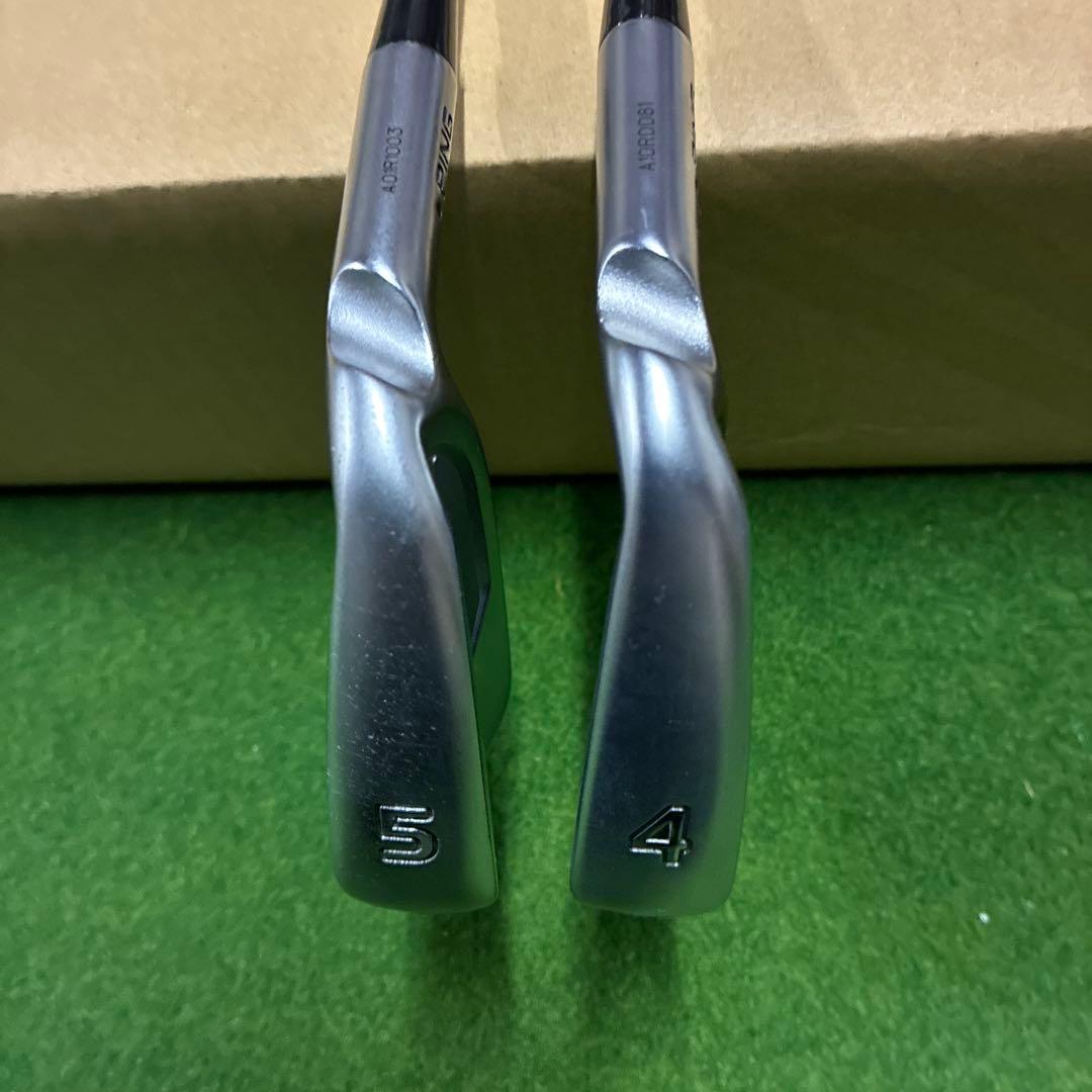 【超美品】PING i525 4番、5番アイアン　シャフトzelos7