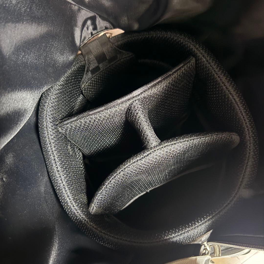 XXIO キャディバッグ チェック柄 ブラック ゴルフバッグ