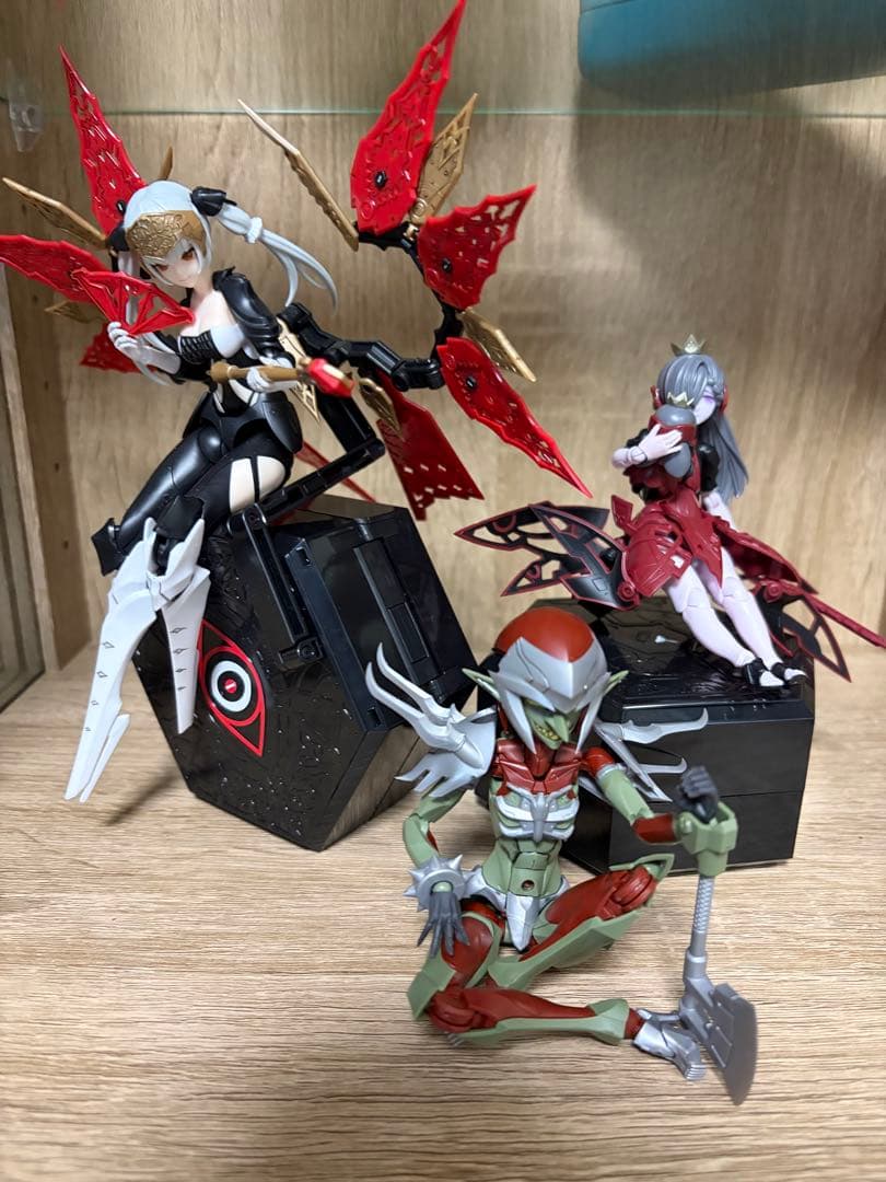 プラモデル組み立て済みセット