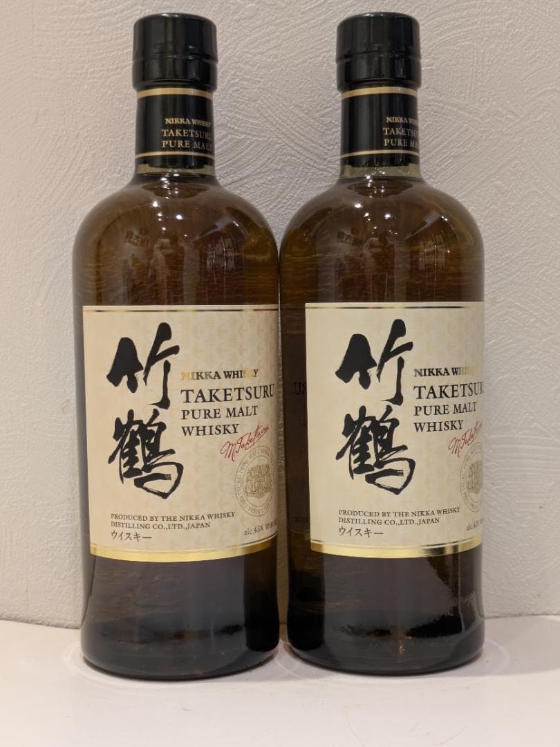 【神奈川県限定発送】2本セット ウイスキー ニッカ 竹鶴 700ml NIKKA