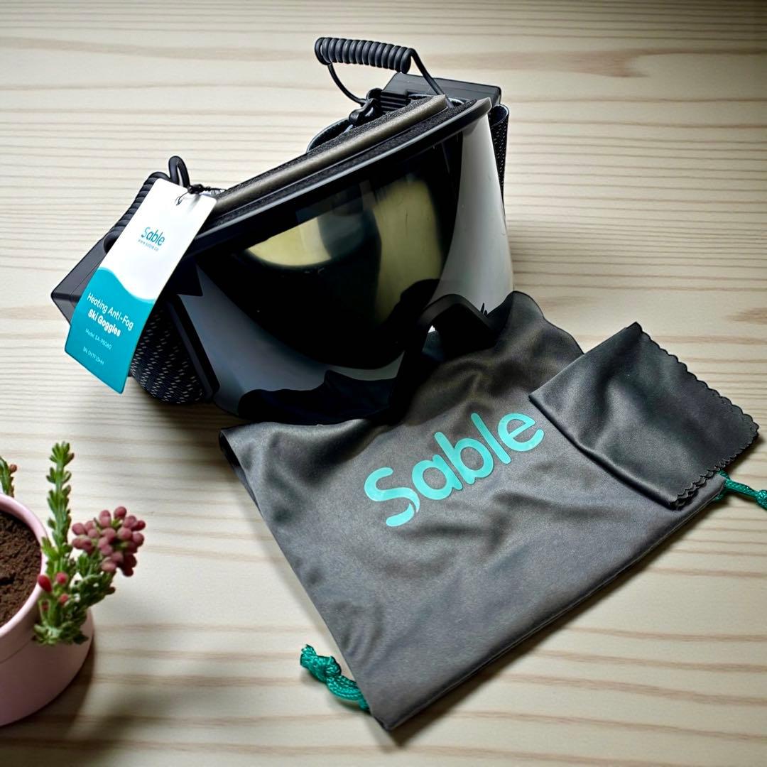 【ほぼ未使用】sable セーブル SA-PS060 電熱ゴーグル スキー
