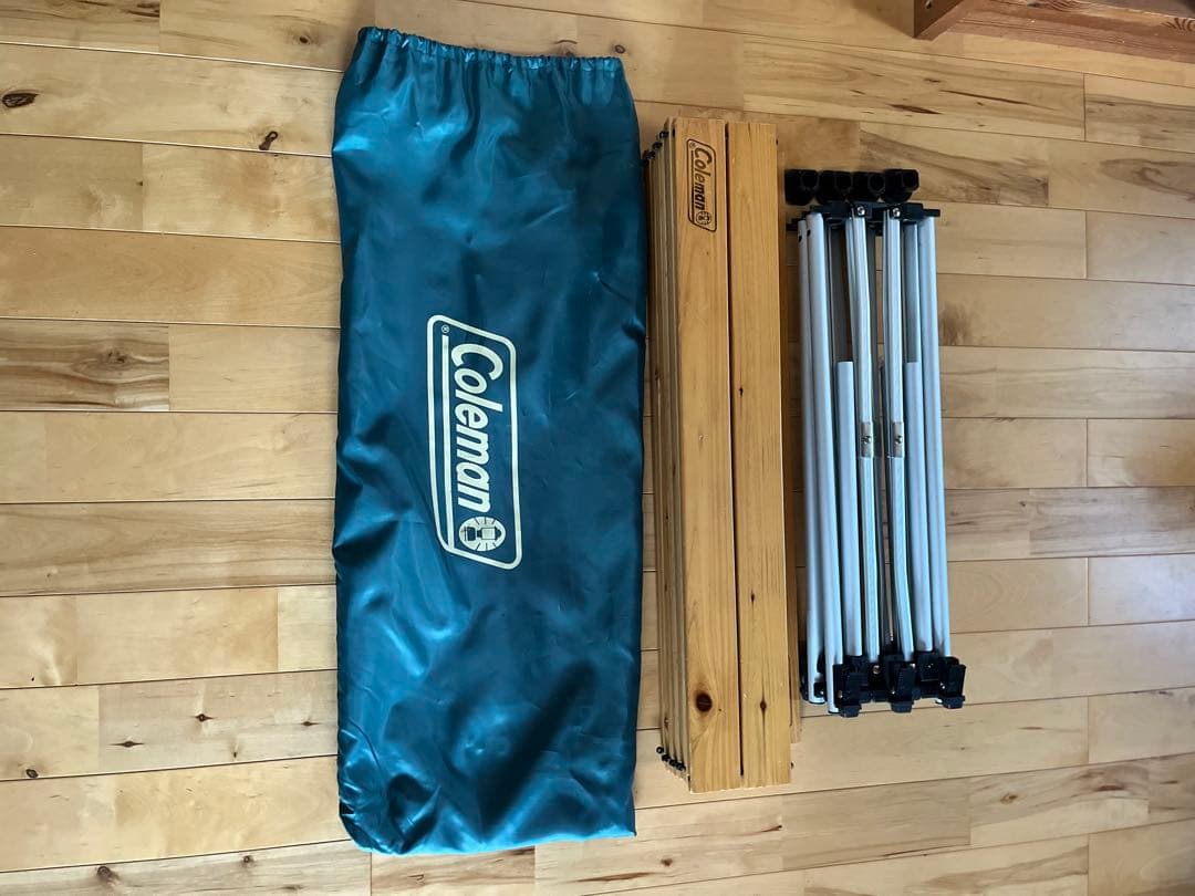 Coleman ナチュラルウッドロールテーブル110