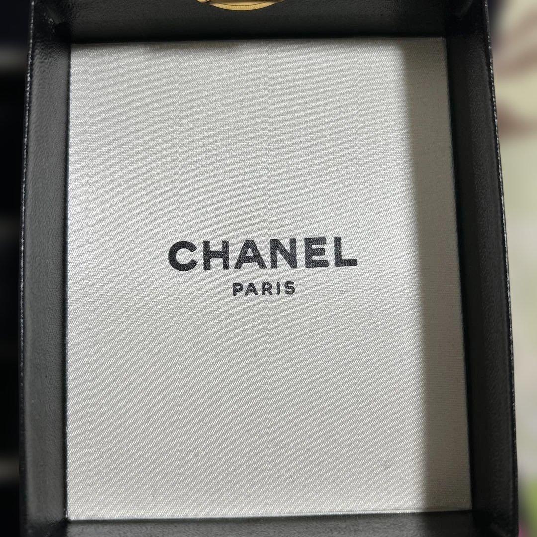 シャネル ロゴ バレッタ 髪留め ヘアアクセ 99P A12072 白黒