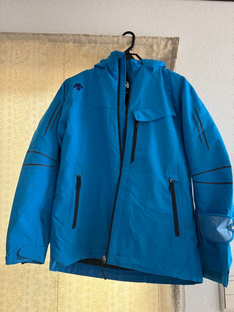 DESCENTE メンズスキースーツ上下 セット ターコイズ