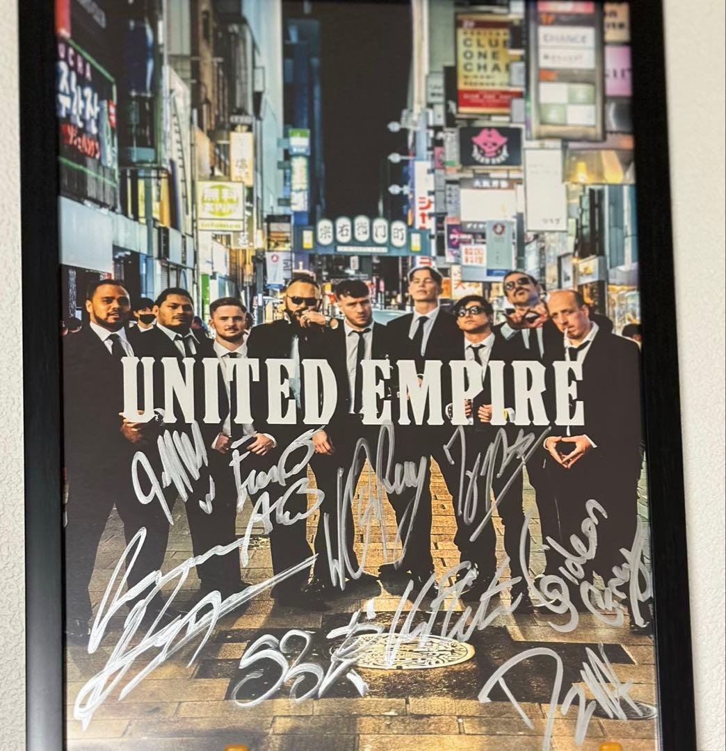 9選手直筆サイン入りユナイテッド・エンパイア ポートレート