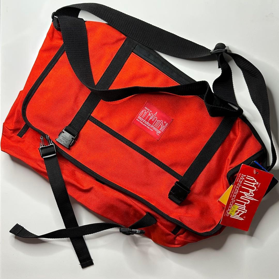 【※再値下げ※】ManhattanPortageメッセンジャーバッグオレンジ