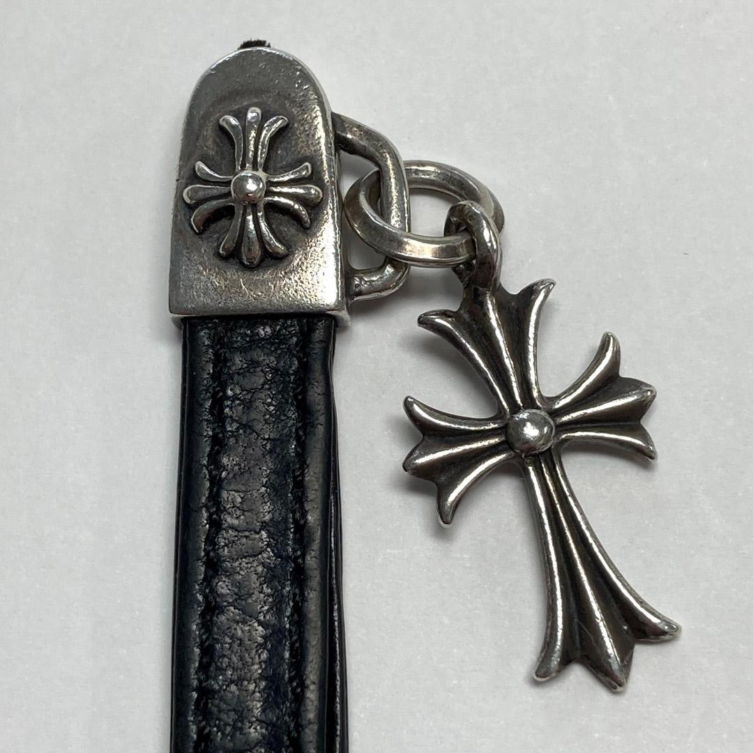 クロムハーツ タイニーCHクロス レザーストラップ CHROME HEARTS