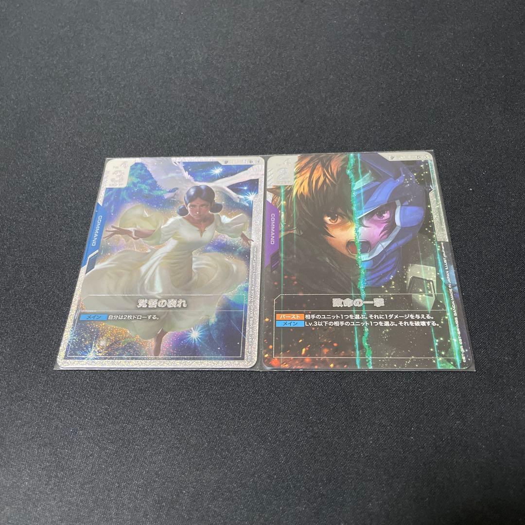 ガンダムカード　致命の一撃　覚悟の表れ　SP