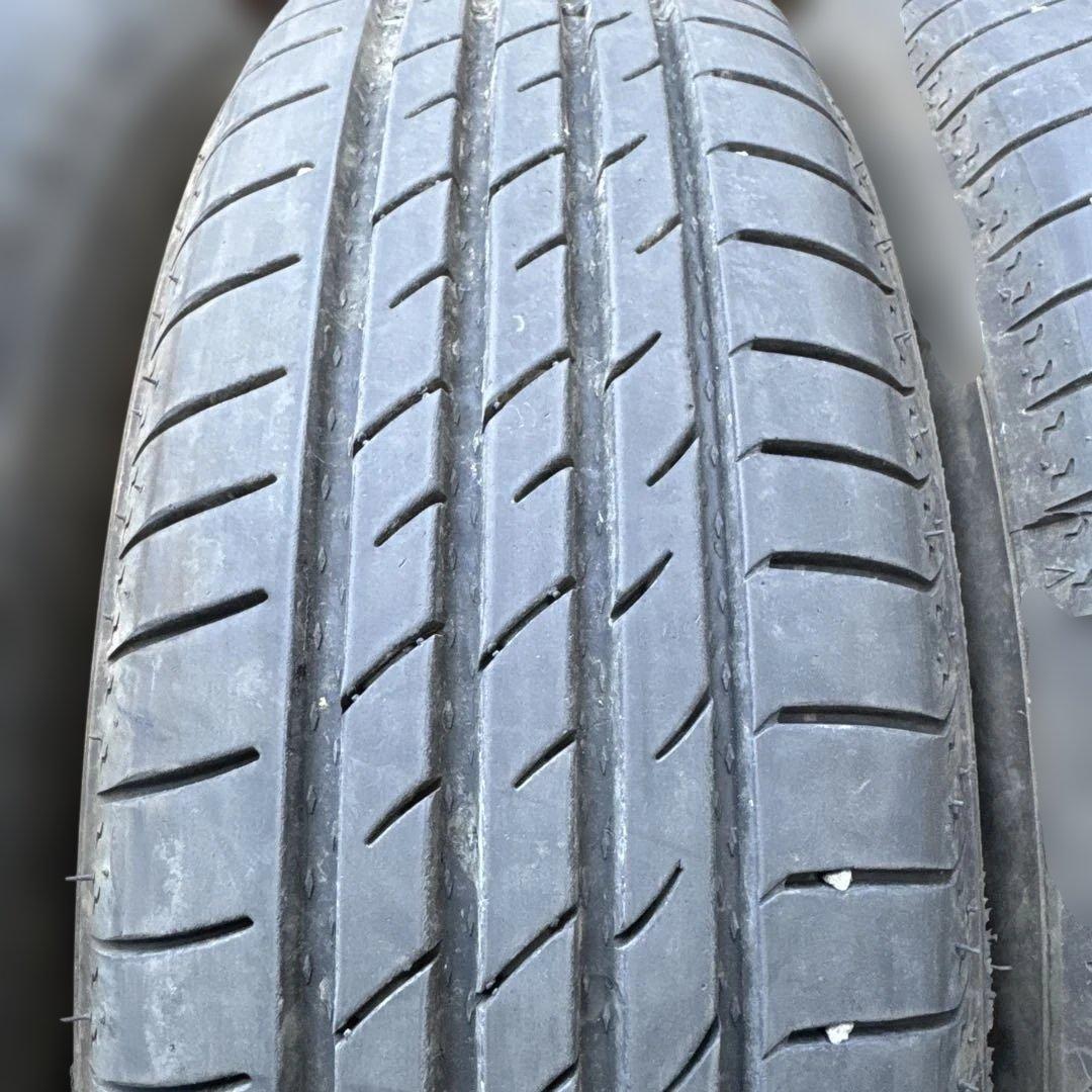 ①ボス サマータイヤ バリ溝 155/65R14 ホイール（A0414）