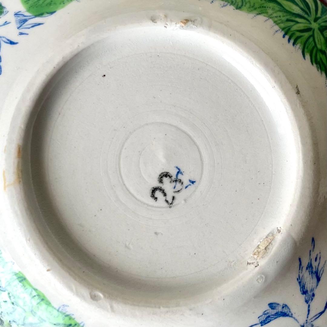 サルグミンヌ　カップ&ソーサー　鳥　バラ　ローズ　C&S フランスアンティーク