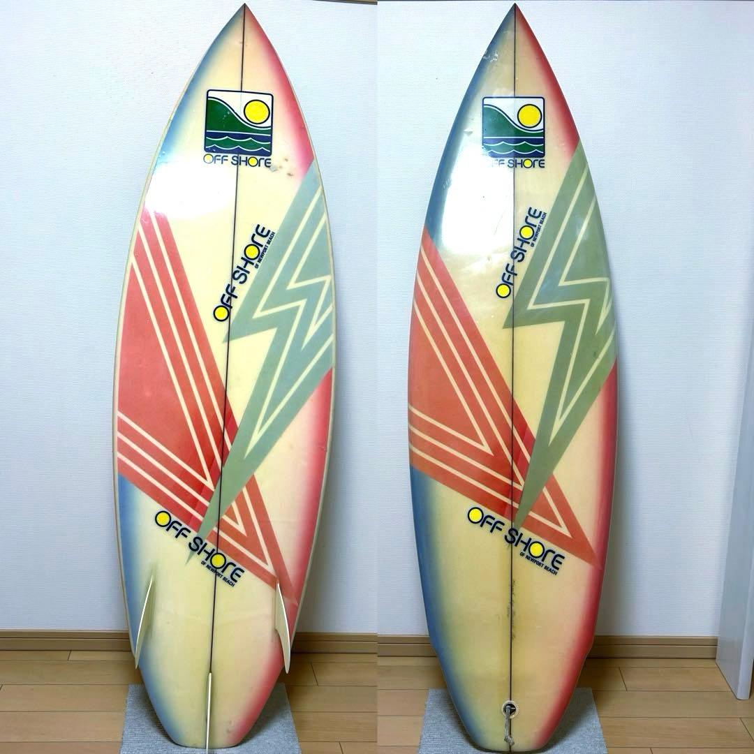 ヴィンテージ OFF SHORE サーフボード オフショア 80'sトライフィン