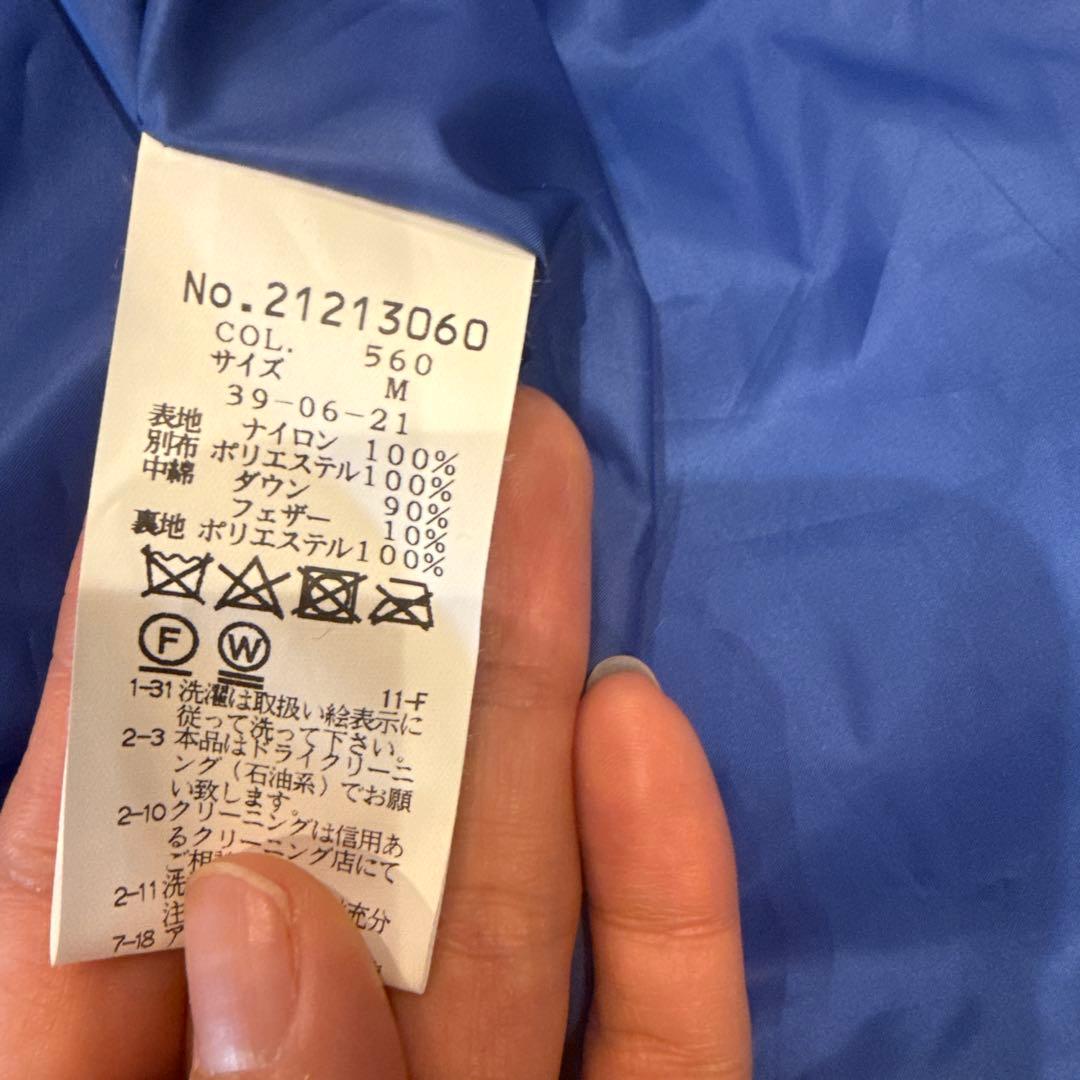 turikiti　シナコバ　ダウンジャケット