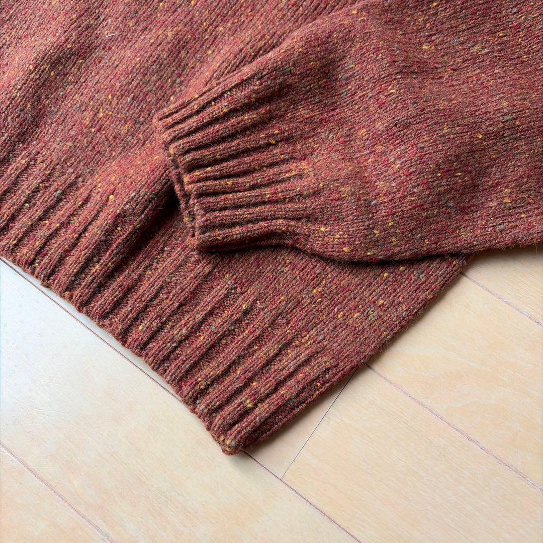 【新品】タートルネック セーター ハーレーオブスコットランド カラーネップ