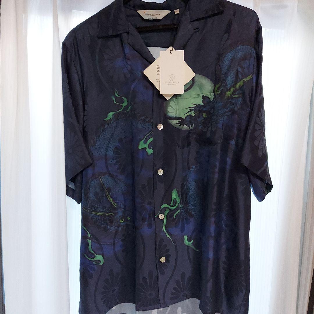 NIPOALOHA ドラゴン柄アロハシャツ 2/A　渋谷龍太モデル