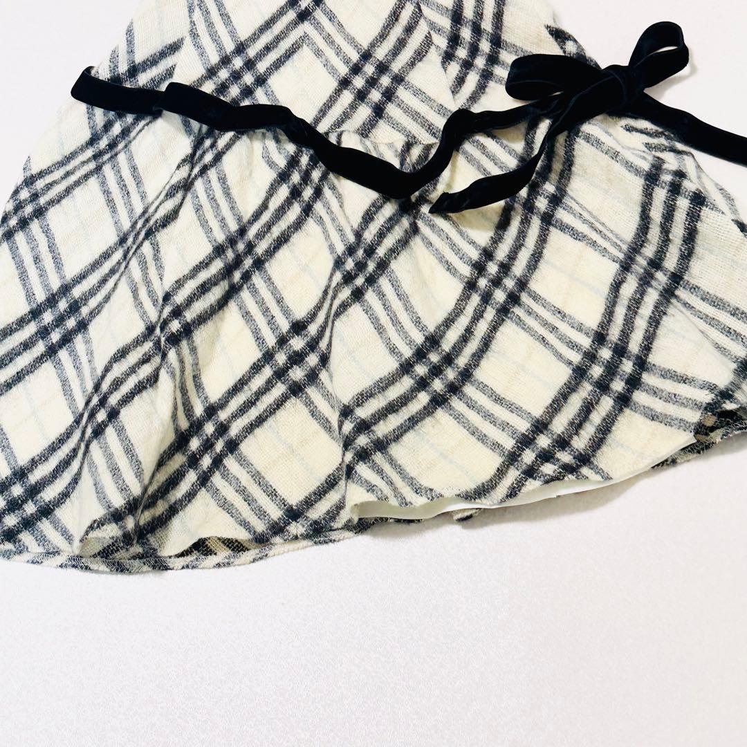 バーバリーブルーレーベル ノバチェック ノースリーブ ワンピース 36