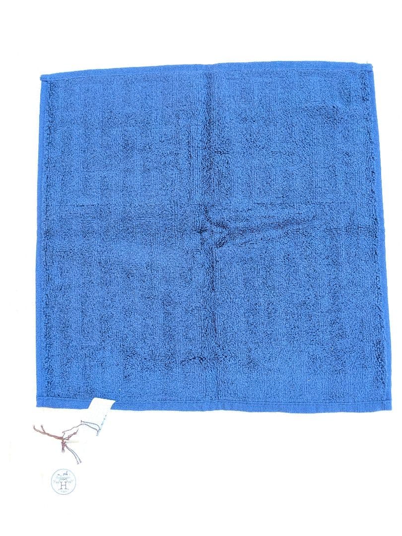 新品・未使用　HERMES エルメス　タオル エルメスブルー　Hロゴ 即日発送