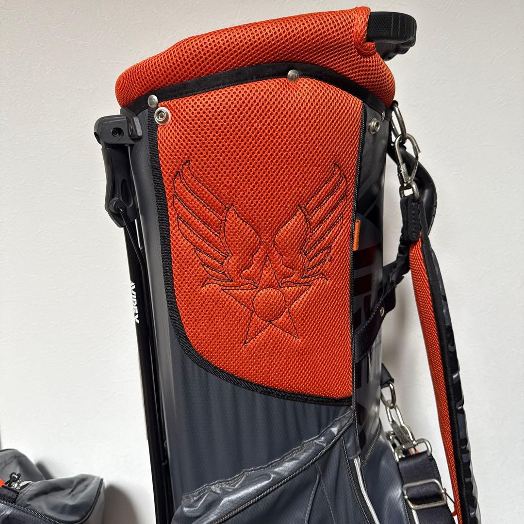 AVIREX ゴルフバッグ・キャディバッグ　ヘッドカバー付き